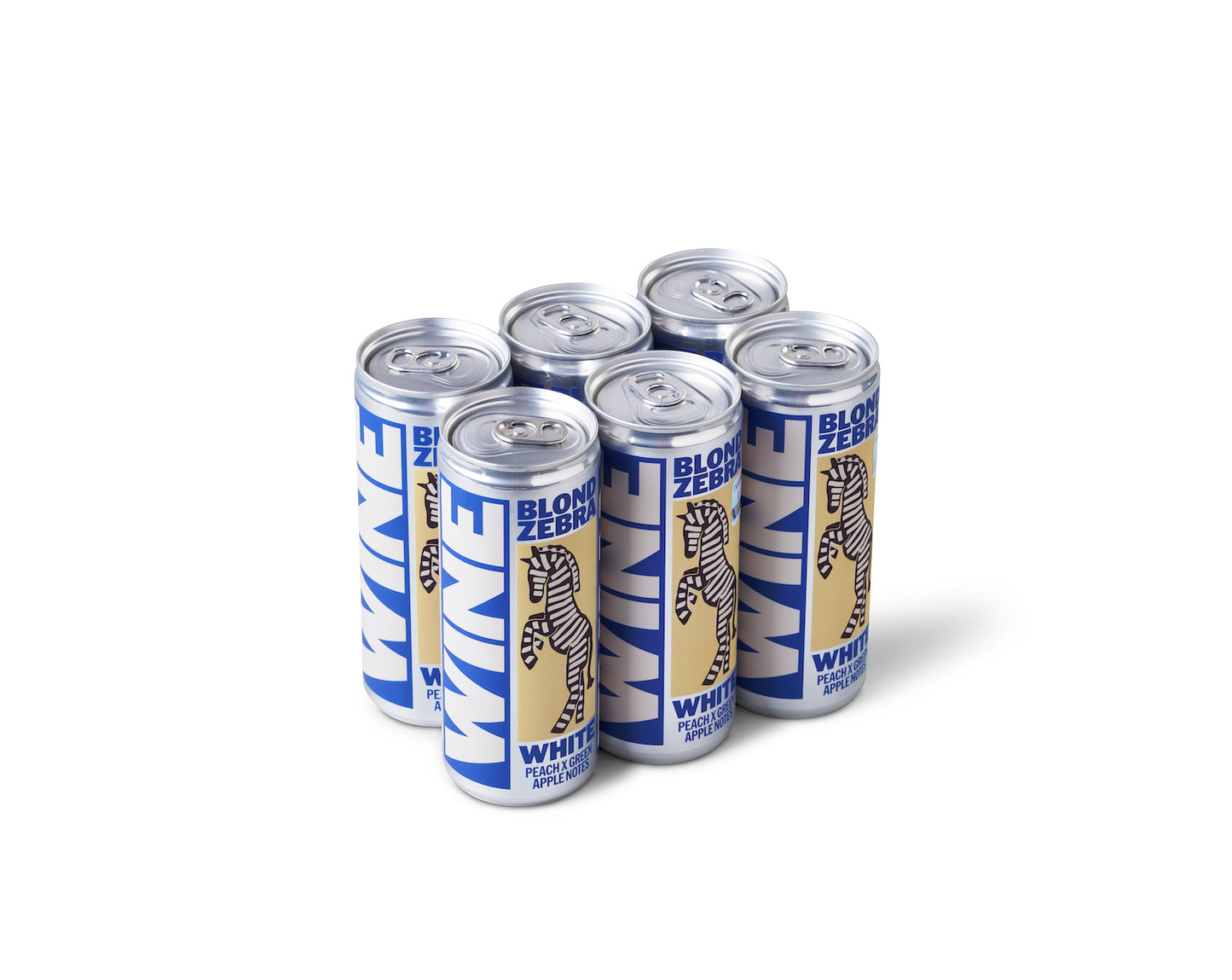 WHITE ZEBRA 6-PACK